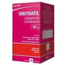 Irritratil Ache Maleato de Trimebutina 200mg Intestino Irritável e Constipação 60 caps