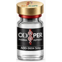 Peptideo AOD-9604 5mg + Agua Bacteriostatica Cooper Queima de Gordura Emagrecimento