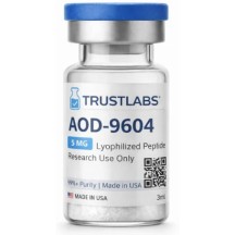 Peptideo AOD-9604 5MG + Agua Bacteriostatica para Queima de Gordura Emagrecimento Trusth