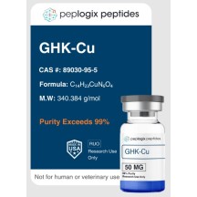 GHK-CU 100mg Oxy Peptídeo Tratamento da Pele Elasticidade Colageno Rejuvenescimento