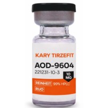 Peptideo AOD-9604 + Agua Bacteriostatica para Queima de Gordura Emagrecimento