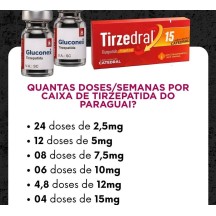 Tirzepatida Injection (Tirzepatide) Peptideo para Emagrecimento GLP2 Tirzedral 15mg