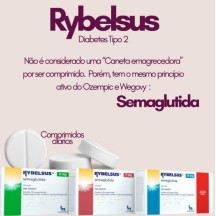 Rybelsus Semaglutida GLP1 (Semaglutide) Peptídeo para Emagrecimento