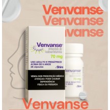 Venvance Dimesilato De Lisdexanfetamina (Juvene) Inibidor da Compulsão Alimentar