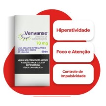 Venvance Dimesilato De Lisdexanfetamina (Juvene) Inibidor da Compulsão Alimentar