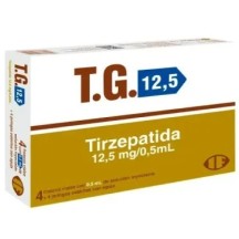 TG Tirzepatida Indufar 12mg Solucao Injetavel (Mounjaro Analogo) GLP2 Peptide