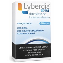 Lyberdia Dimesilato De Lisdexanfetamina (Venvance/Juneve) Inibidor da Compulsão Alimentar em Gotas 50ml