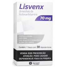 Lisvenx Dimesilato De Lisdexanfetamina (Venvance/Juneve) Inibidor da Compulsão Alimentar