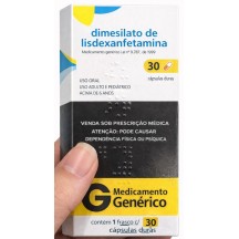 Pharlab Dimesilato De Lisdexanfetamina 50mg (Venvance/Juneve) Inibidor da Compulsão Alimentar