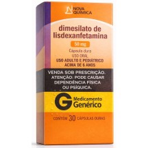 NeoQuimica Dimesilato De Lisdexanfetamina 50mg (Venvance/Juneve) Inibidor da Compulsão Alimentar