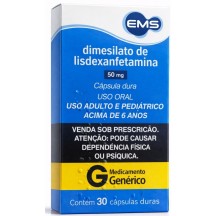 Dimesilato De Lisdexanfetamina (Venvance/Juneve) Inibidor da Compulsão Alimentar - EMS