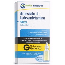 Dimesilato De Lisdexanfetamina (Venvance/Juneve) Inibidor da Compulsão Alimentar - 50ml GOTAS