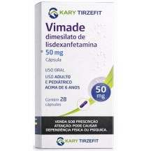 Vimade Dimesilato De Lisdexanfetamina (Venvance/Juneve) Inibidor da Compulsão Alimentar