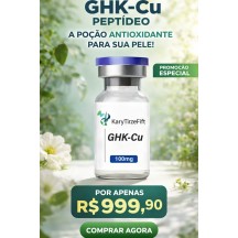 GHK-CU 100mg Peptídeo para Tratamento da Pele Elasticidade Colageno Rejuvenescimento GPLabs
