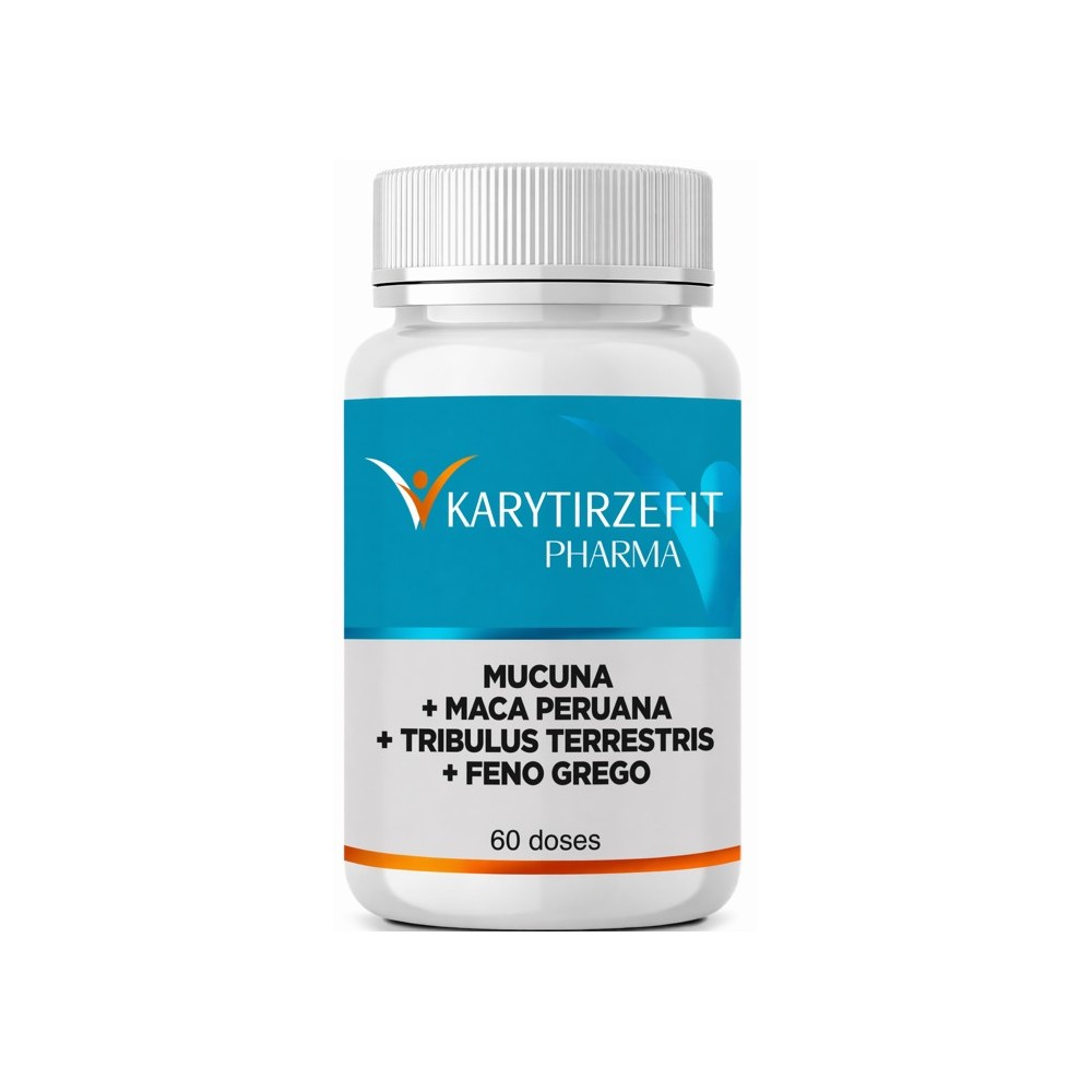 Blend Testosterone 200mg Reposicao Ganho de Massa e Resistencia 60 caps 4x1