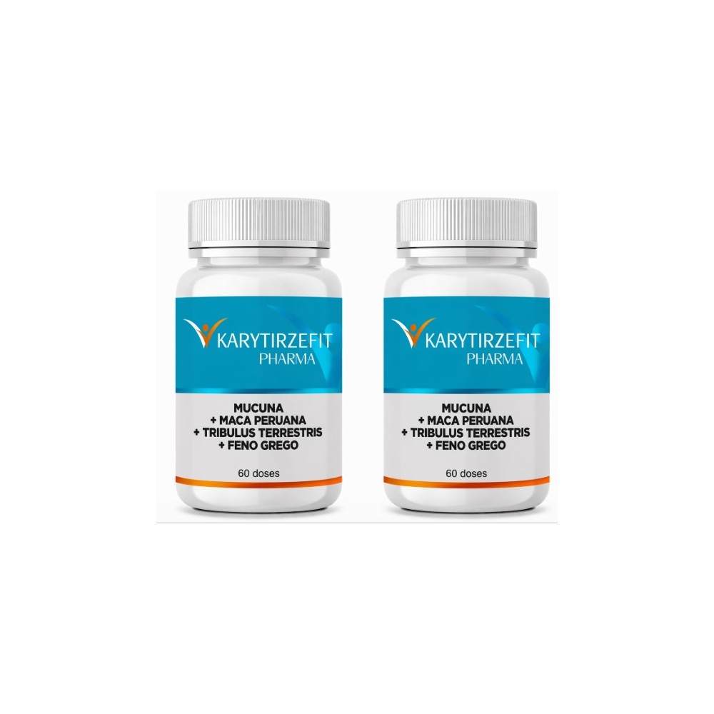 Dual Combo Blend Testosterone 200mg Reposicao Ganho de Massa e Resistencia 60 caps 4x1