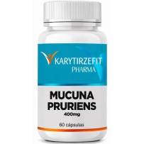 Estimulante Mucuna Pruriens 400mg Aumento da Libido e Força Muscular 60 caps