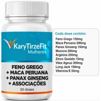 Blend Testosterone 200mg Reposicao Ganho de Massa e Resistencia 30 caps 9x1 Femino