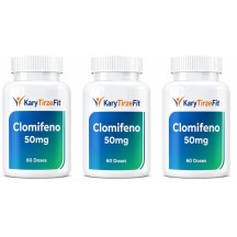 Combo 3x Testosterone Citrato de Clomifeno 50mg Libido Masculina 60 Capsulas