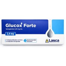 Glucox Semaglutida 1mg GLP1 (Semaglutide Ozempic) Peptídeo para Emagrecimento Seringa