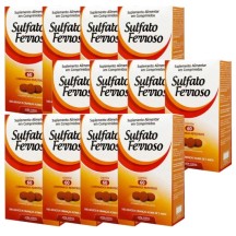 Sulfato Ferroso 125mg  60 Caps Anemia e Deficiencia de Ferro NtV