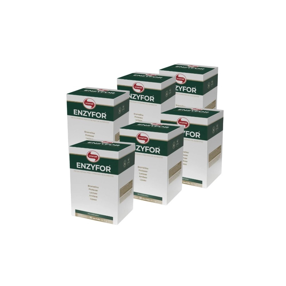 Enzyfor Enzimas Digestivas Soluvel 5x1 Saches