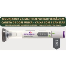 Mounjaro Tirzepatida 2,5mg Solucao Injetavel 4 Canetas