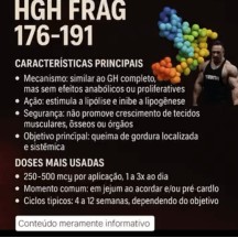HGH FRAG 176-191 Solucao Injetavel 12mg  (Importado) Queima de Gordura ZPHC