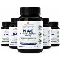 NAC N-Acetilcisteína Performance Esportiva 600mg Anti-Oxidante Anti-Radicais Livres