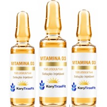 Vitamina D Injetavel Intramuscular 1000UI Colecalciferol Imunidade Fraqueza e Neuro