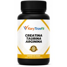BlendCreatina Premium Pura Importada Monohidratada c/ Arginina e Taurina 450g
