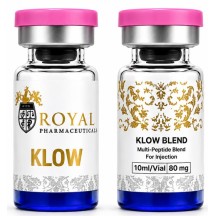 Peptideo KLOW 80mg Blend Metabolismo e Energia Rejuvenescimento e Reparação Royal
