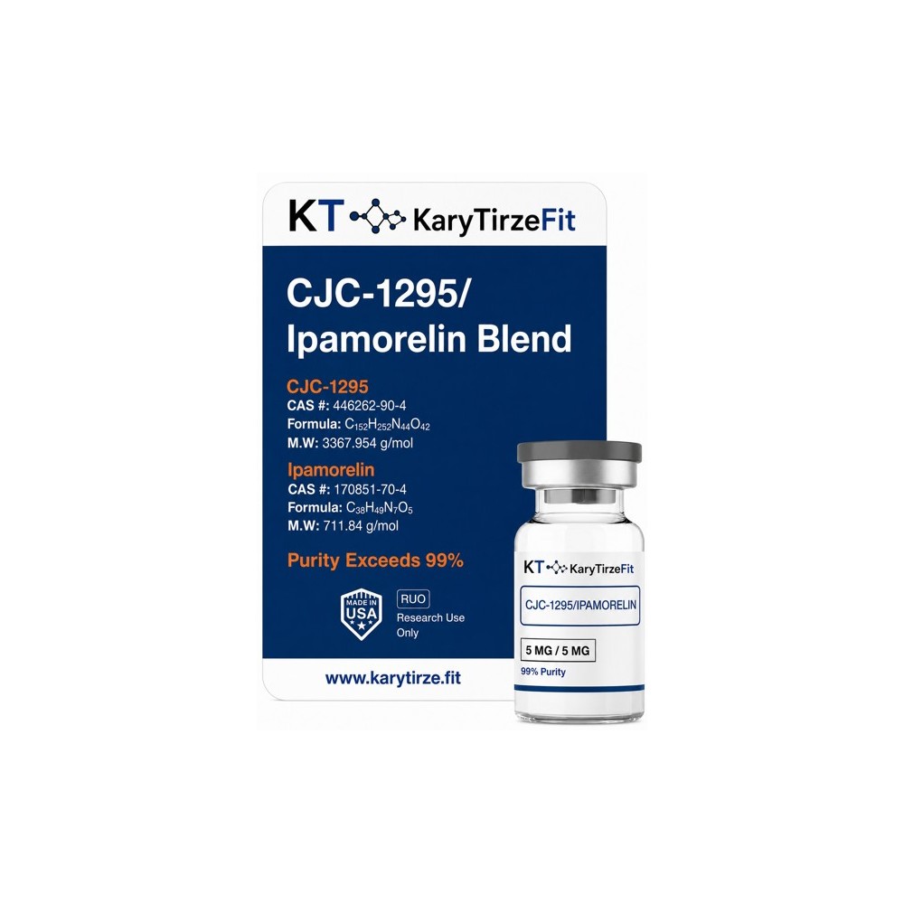 Peptideo CJC-1296 + Ipamorelin Massa Muscular Recuperação Redução de  Gordura Biotech 5mg
