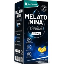 Melatonina em Gotas Enriquecida 30ml 400 doses Sabor Maracuja
