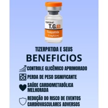 Combo 3x T.G Tirzepatida Indufar 15mg Solucao Injetavel (Importada)