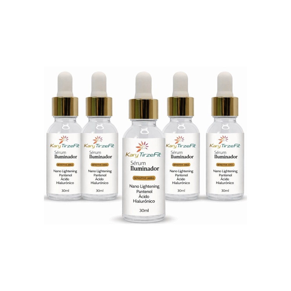 Serum Firmador Clareador Intimo Colageno+Elastina+Vitamina A+Acido Hialuronico 5x30ml