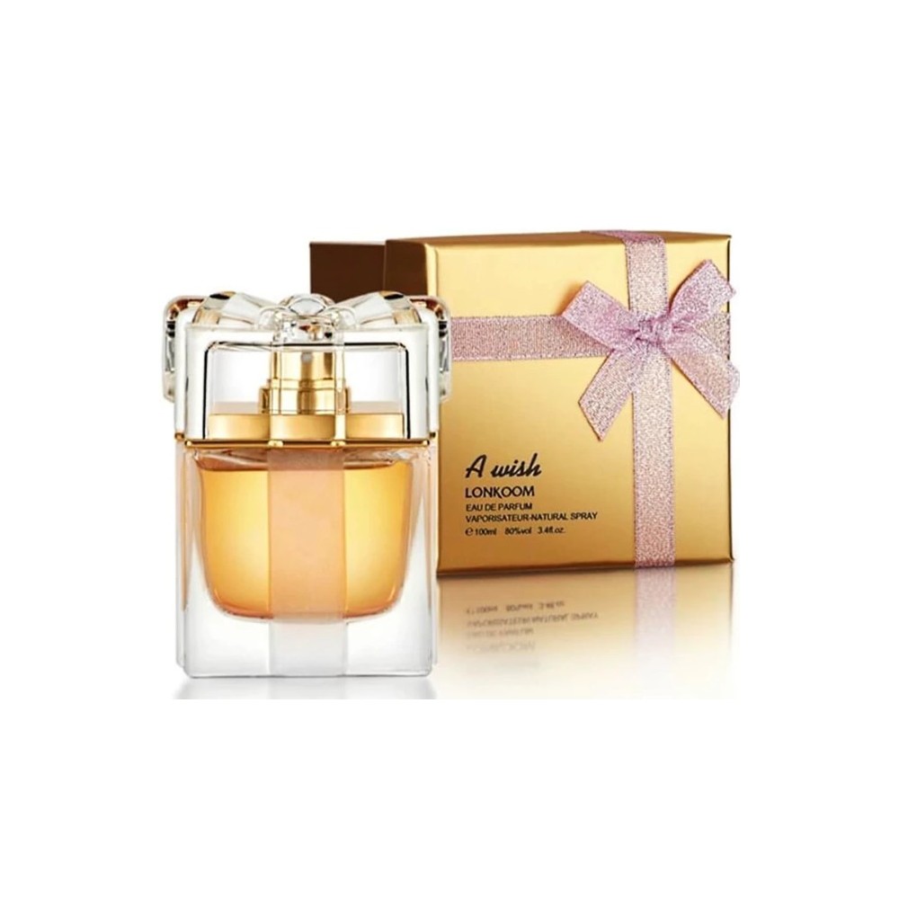 Perfume Colonia Feminina Wish Eau Parfum 100ml gold