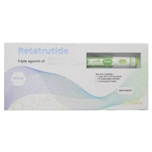 Combo 3x Synedica Retratutide 40mg Solucao Injetavel 4 doses (Importada Retratutida) - Caixa Verde
