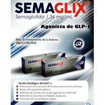 Semaglix Semaglutida GLP1 3ml 8 Doses (Semaglutide) Peptídeo para Emagrecimento