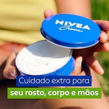 Combo 3x Creme Hidratante Nivea 145g com Glicerina e Eucerit