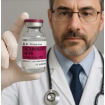 Agua Bacteriostatica Hospira PFizer Diluente para Diluição de Peptideos 10ml