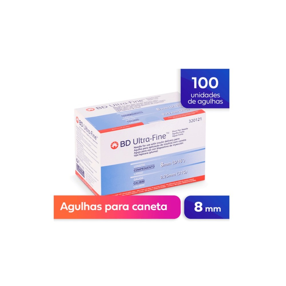 copia de copia de Caixa de Seringas Universal para Tirzepatida Estereo Ultrafina 1ml/100ui