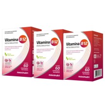Combo 3x Vitamina B12 Metilcobalamina MaxxNutri 60 caps Metabolismo e Homocisteina