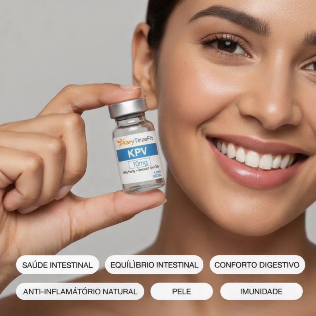 Peptideo Anti-Inframatório KPV 10mg Recuperação Muscular Saude Intestinal LS Derm