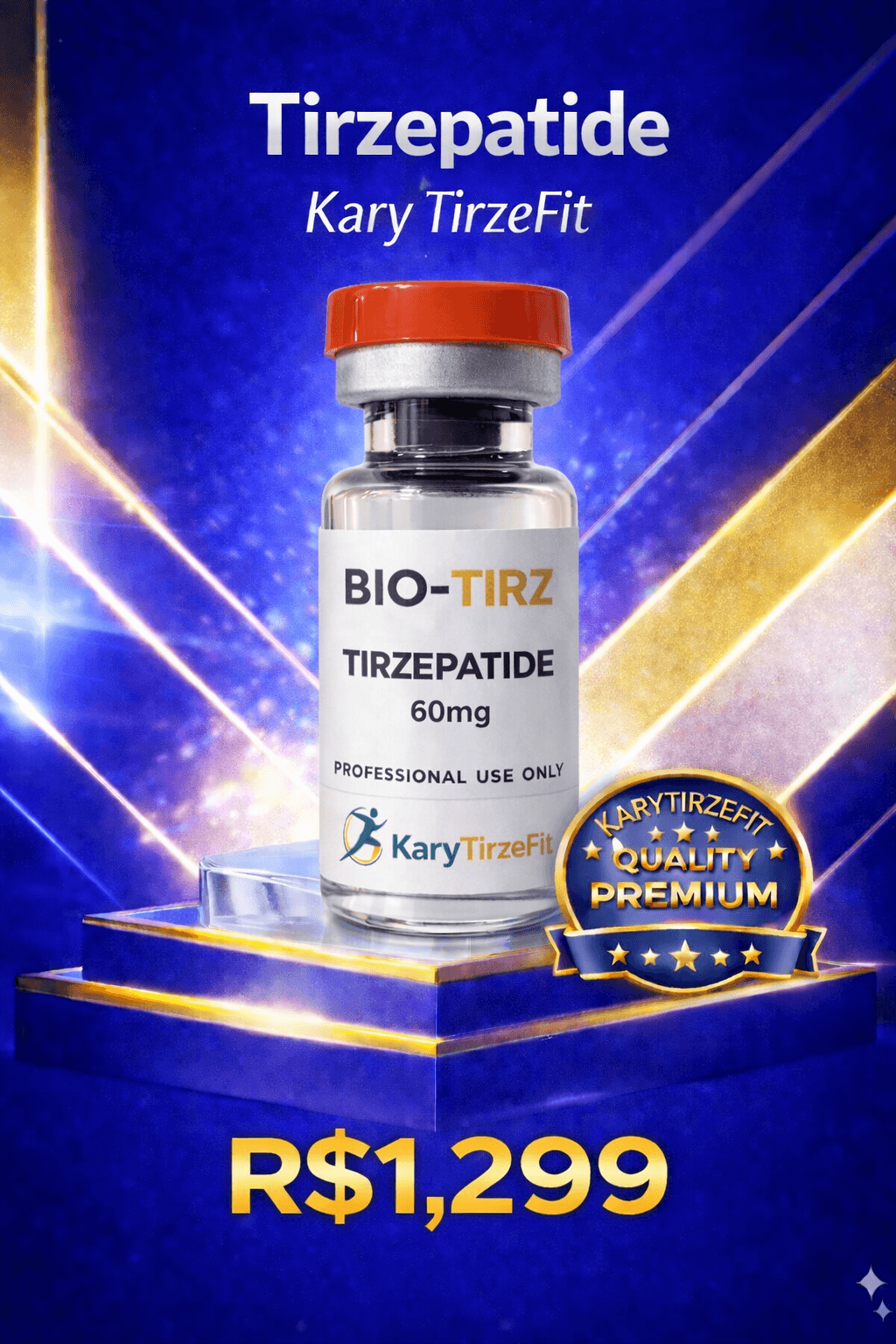Tirzepatida Injection (Tirzepatide Mounjaro) Peptideo para Emagrecimento GLP2 60mg BioTz