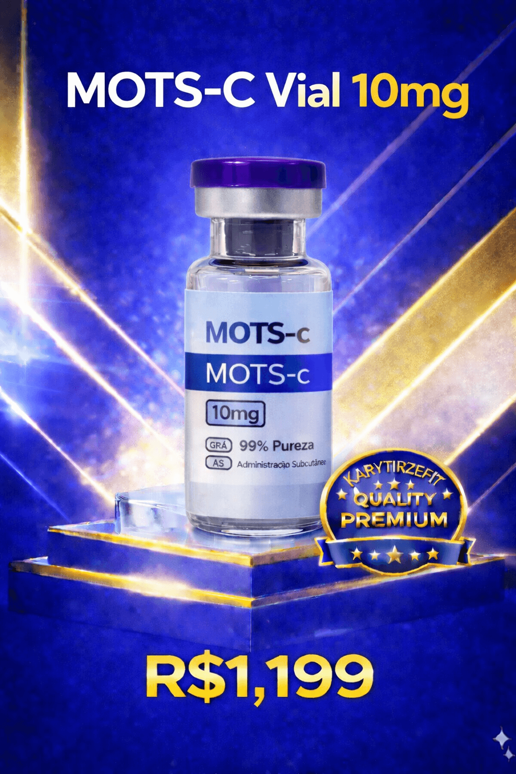 Peptideo MOTS-C Metabolismo e Energia 10mg Genesis
