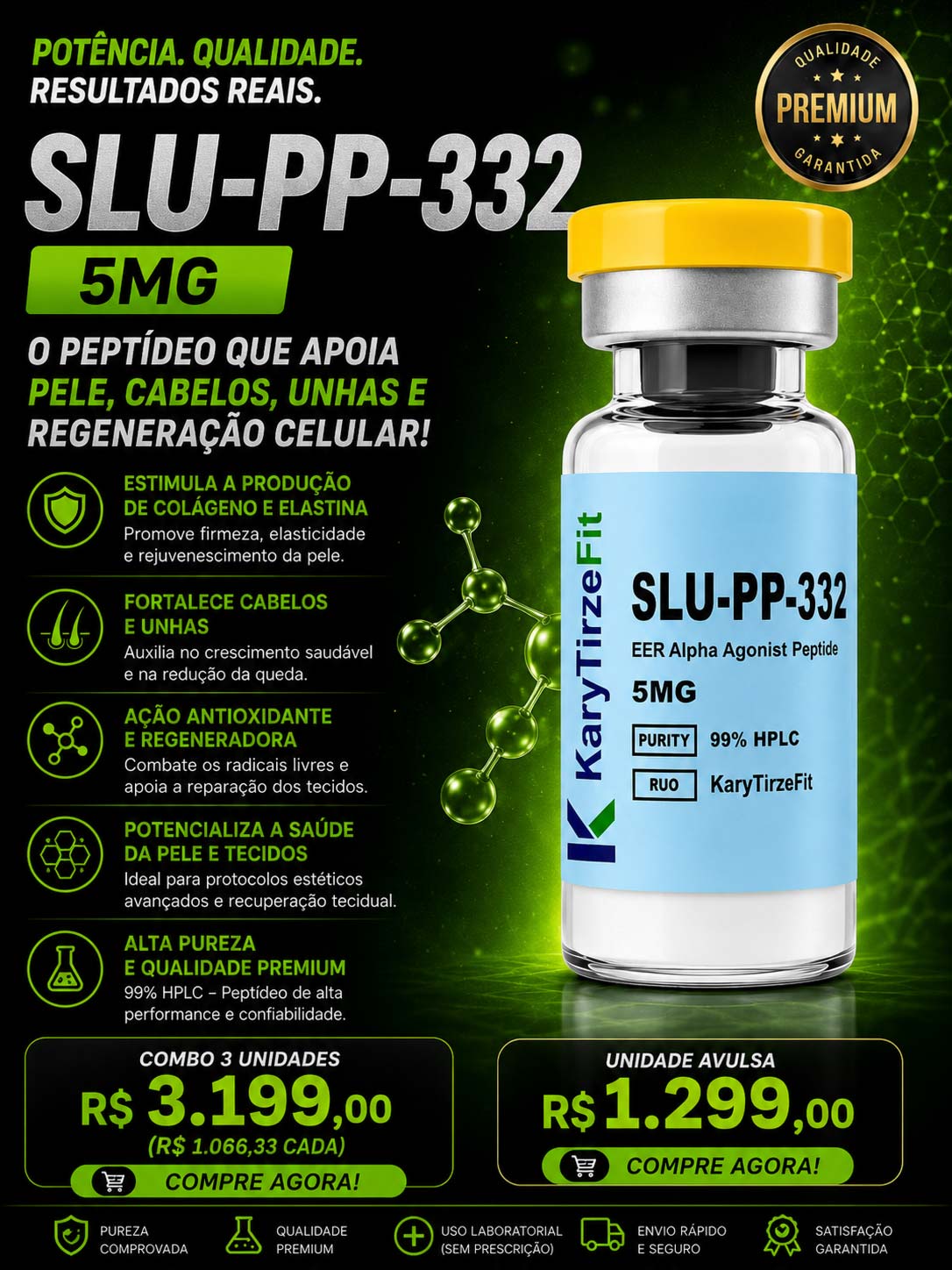 SLU-PP-332 Vial 5mg Queima de Gordura e Emagrecimento BioGen
