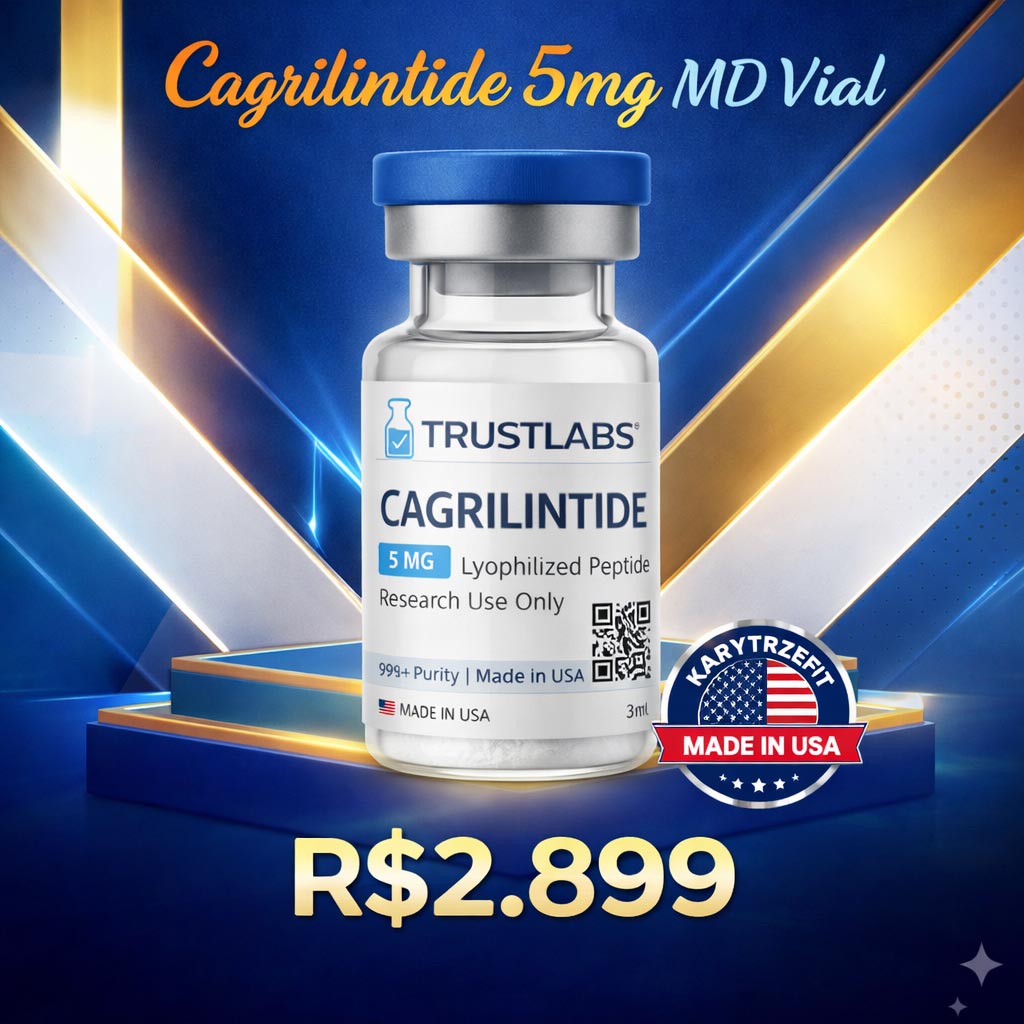 Cagrilintide CAGRISEMA 5mg (Cagrilintida) Peptídeo de Longa Duracao Emagrecimento Trust