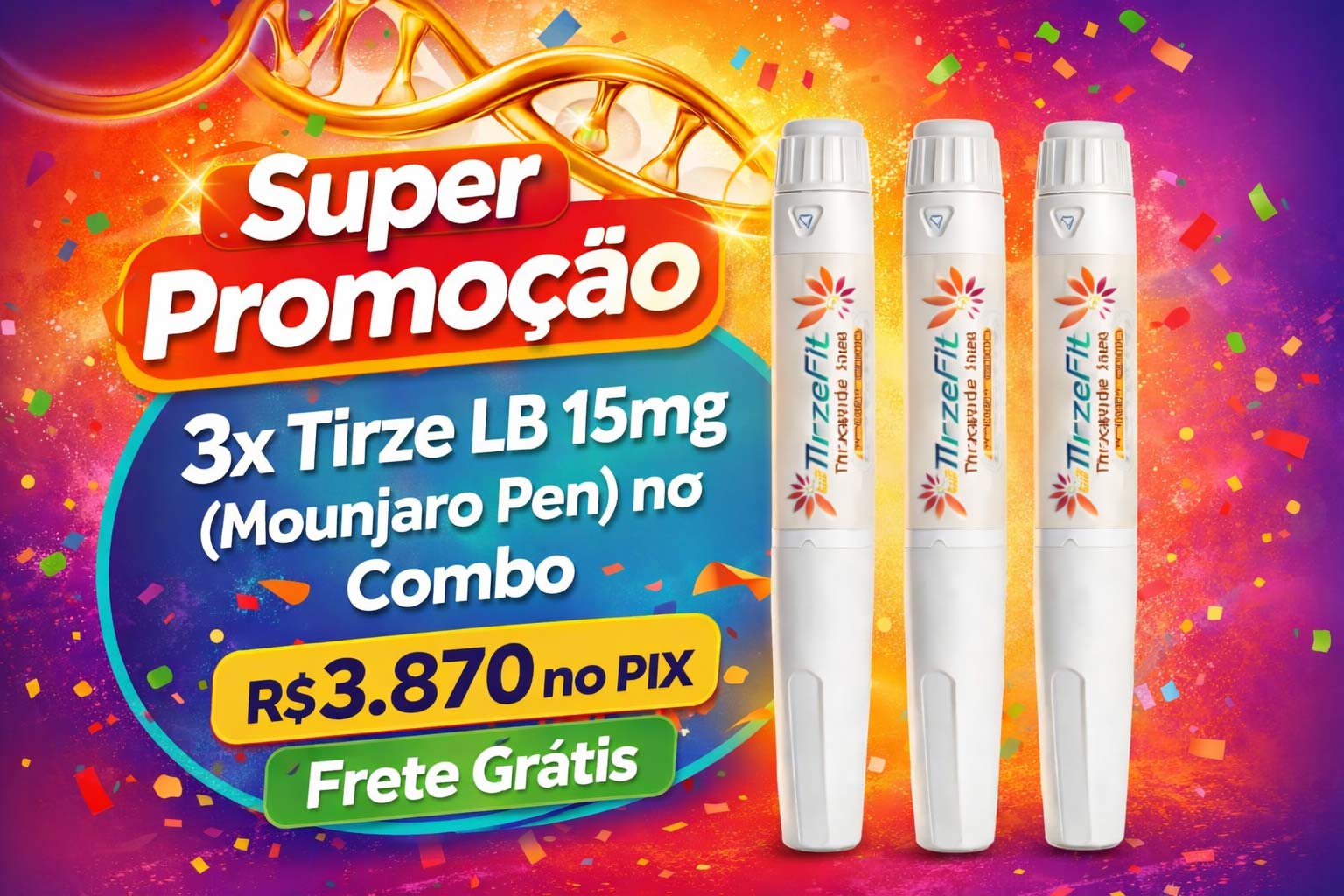 Tirzepatida 15mg LPharma Caneta MD Kwikpen