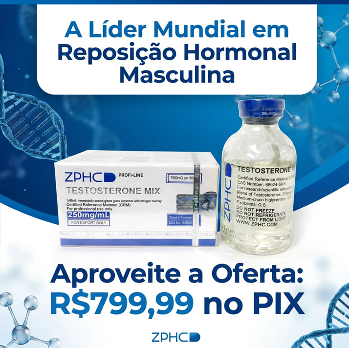 Testosterone Mix Pre-Hormonal ZPHC (Durasteston) 250mcg 10 Ampolas